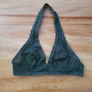 Aerie Halter Lace Bralette - Small